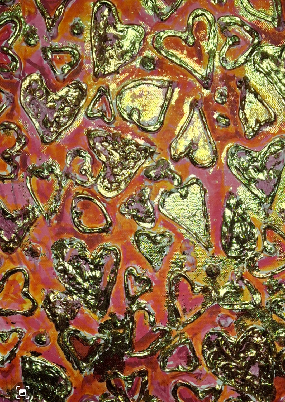 Love is Love Series | Pop Abstract | Mixed Media on Canvas | Elizabeth Marshall Original SOLD