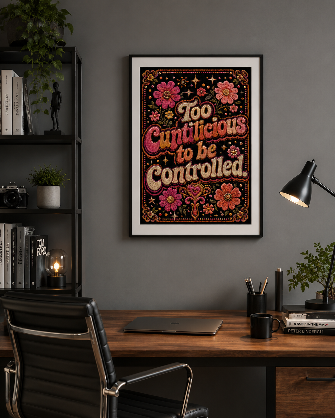 Bold feminist art print from the Dangerous Women series. Free worldwide shipping. Perfect for gallery walls, bedrooms & as a gift for strong women.