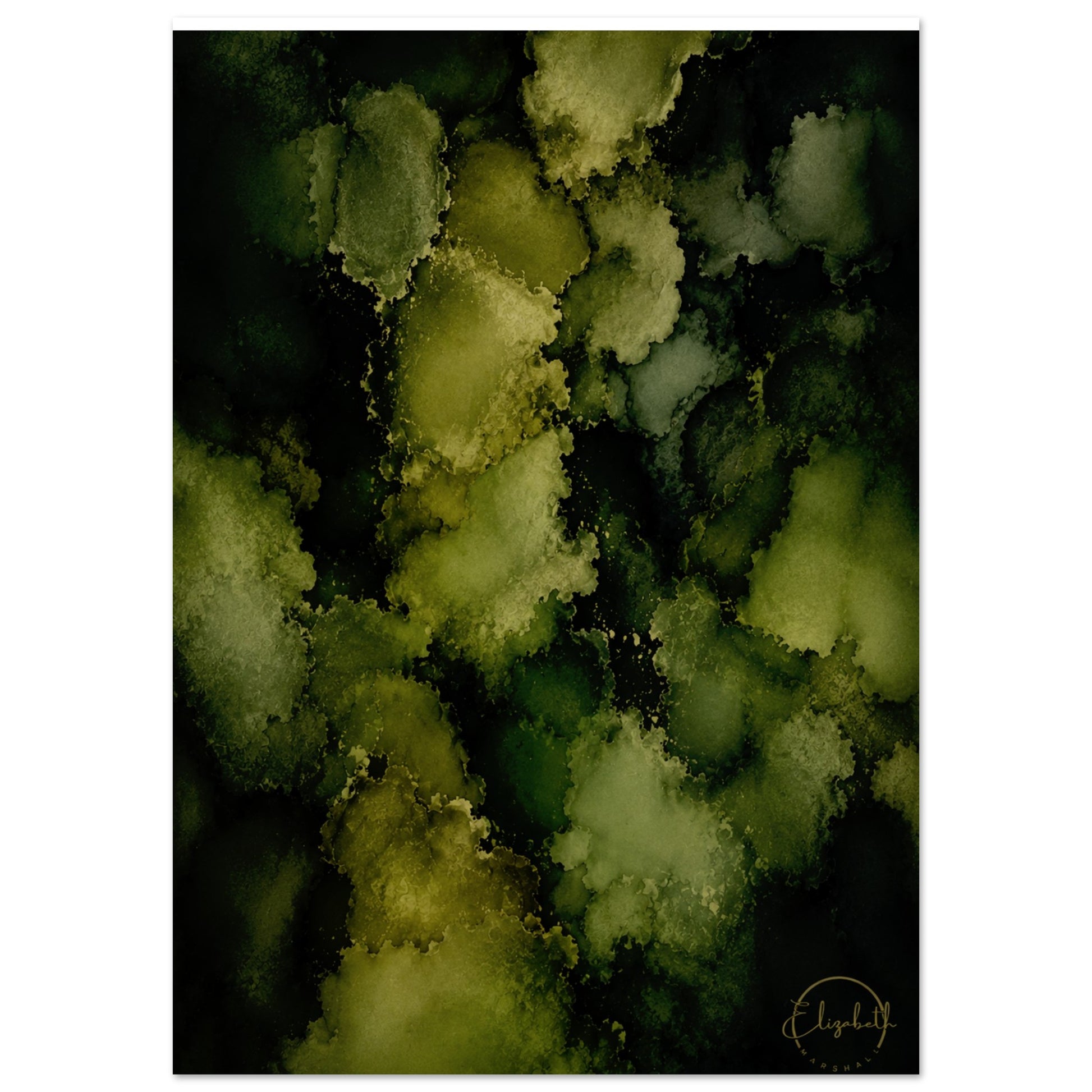 Into the Calm settles into a room like late afternoon light through a canopy — soft greens, layered foliage and blooms that feel unhurried and deeply considered. This is a print that brings stillness without being quiet, presence without demanding attention.
