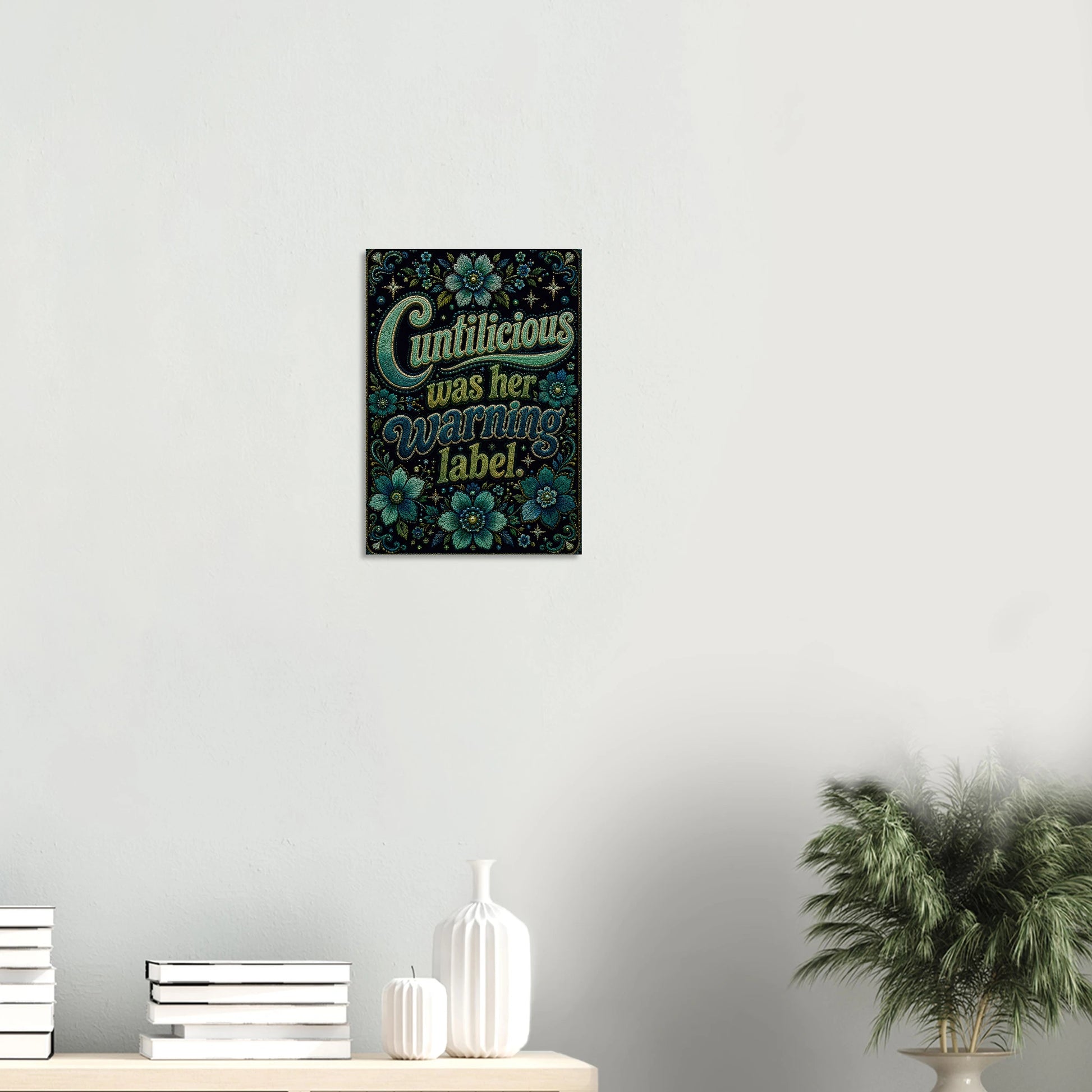 Retro cool feminine power artwork 