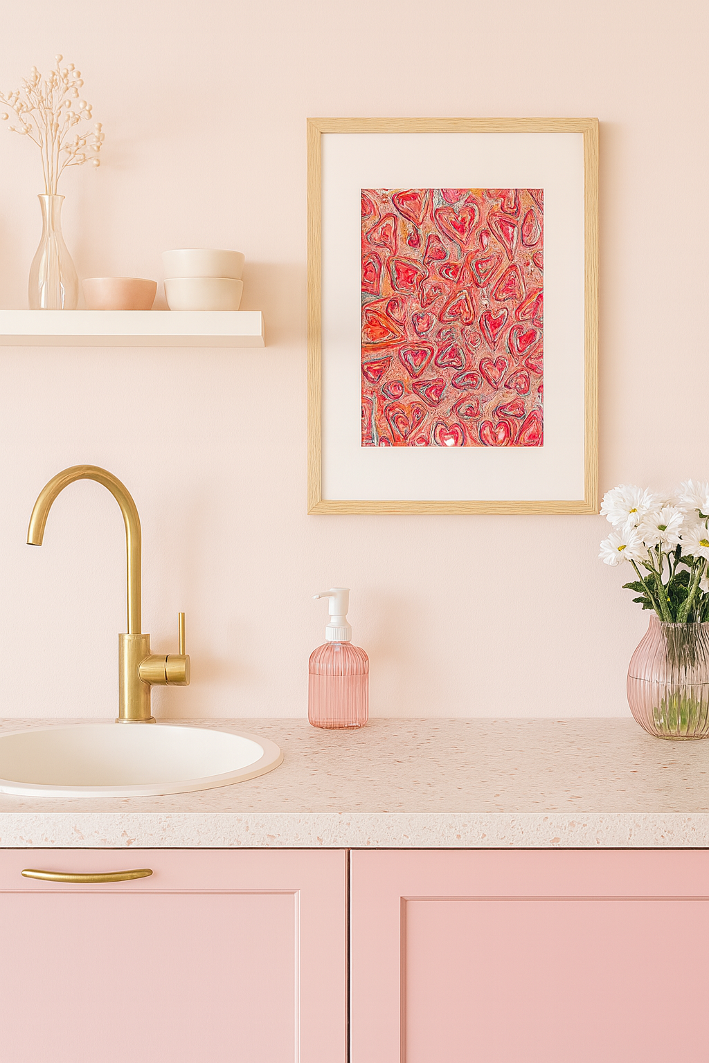 Love is Love Series | Pop Abstract | Mixed Media on Canvas | Elizabeth Marshall Original SOLD