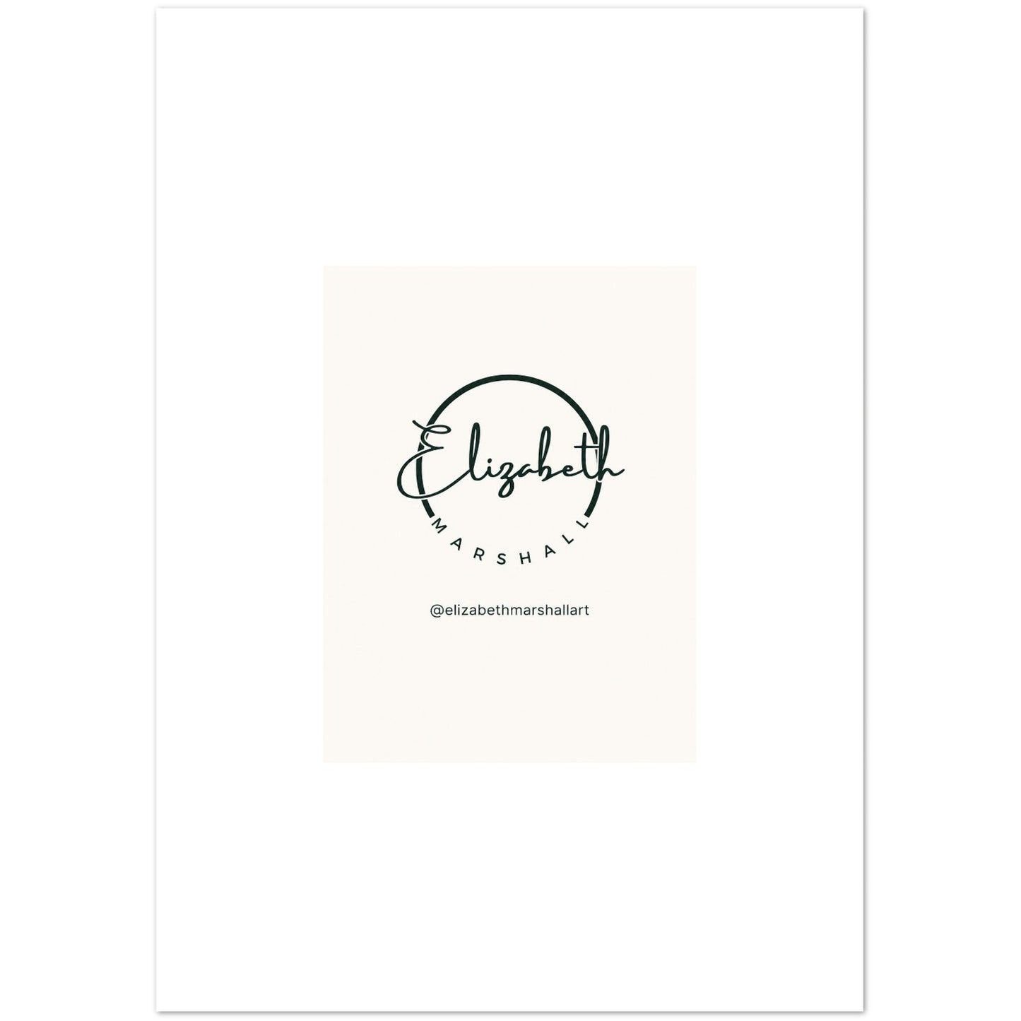 back of card