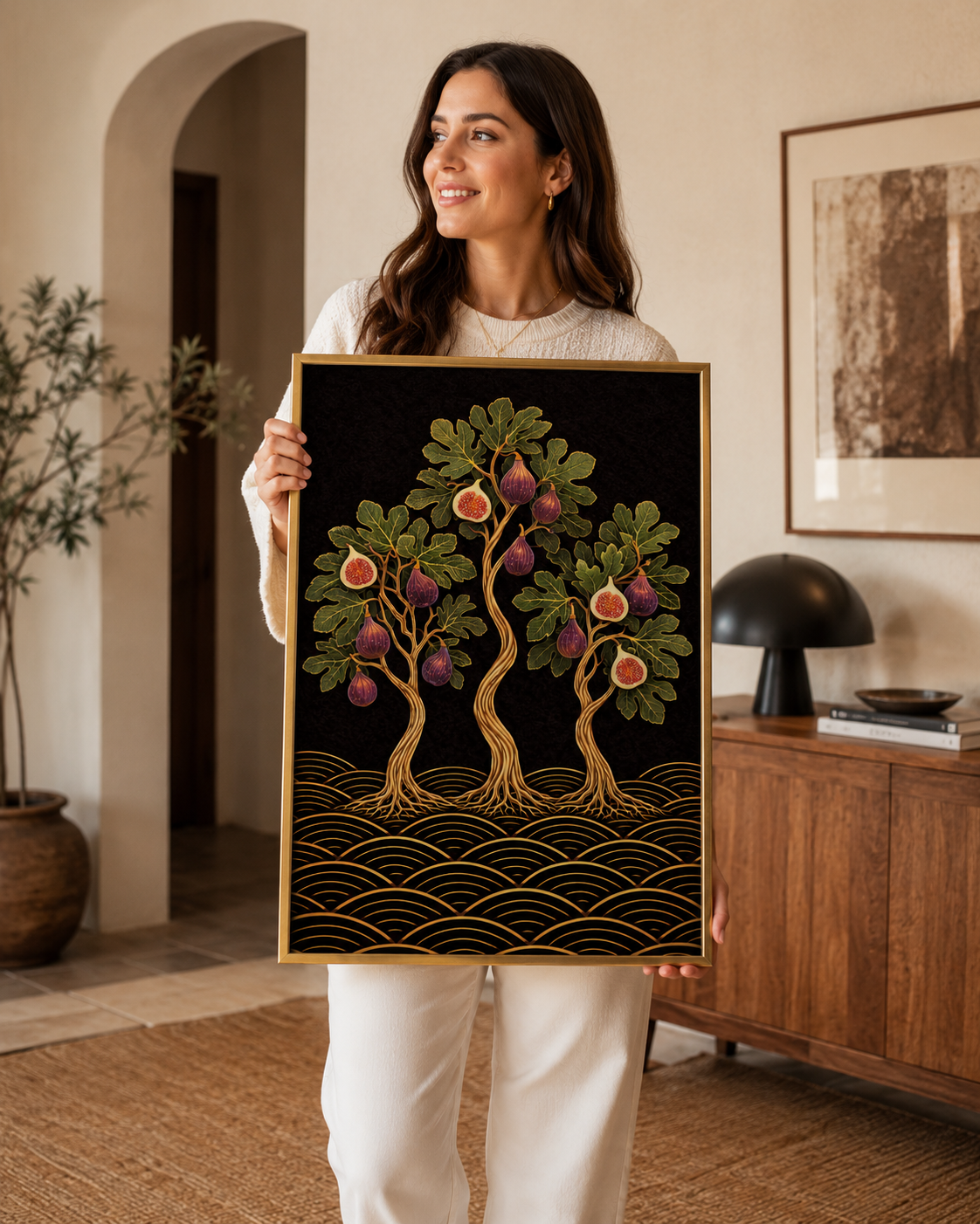 Abundant Grove Fig Trees | Night Garden Botanicals | Fine Giclee Print