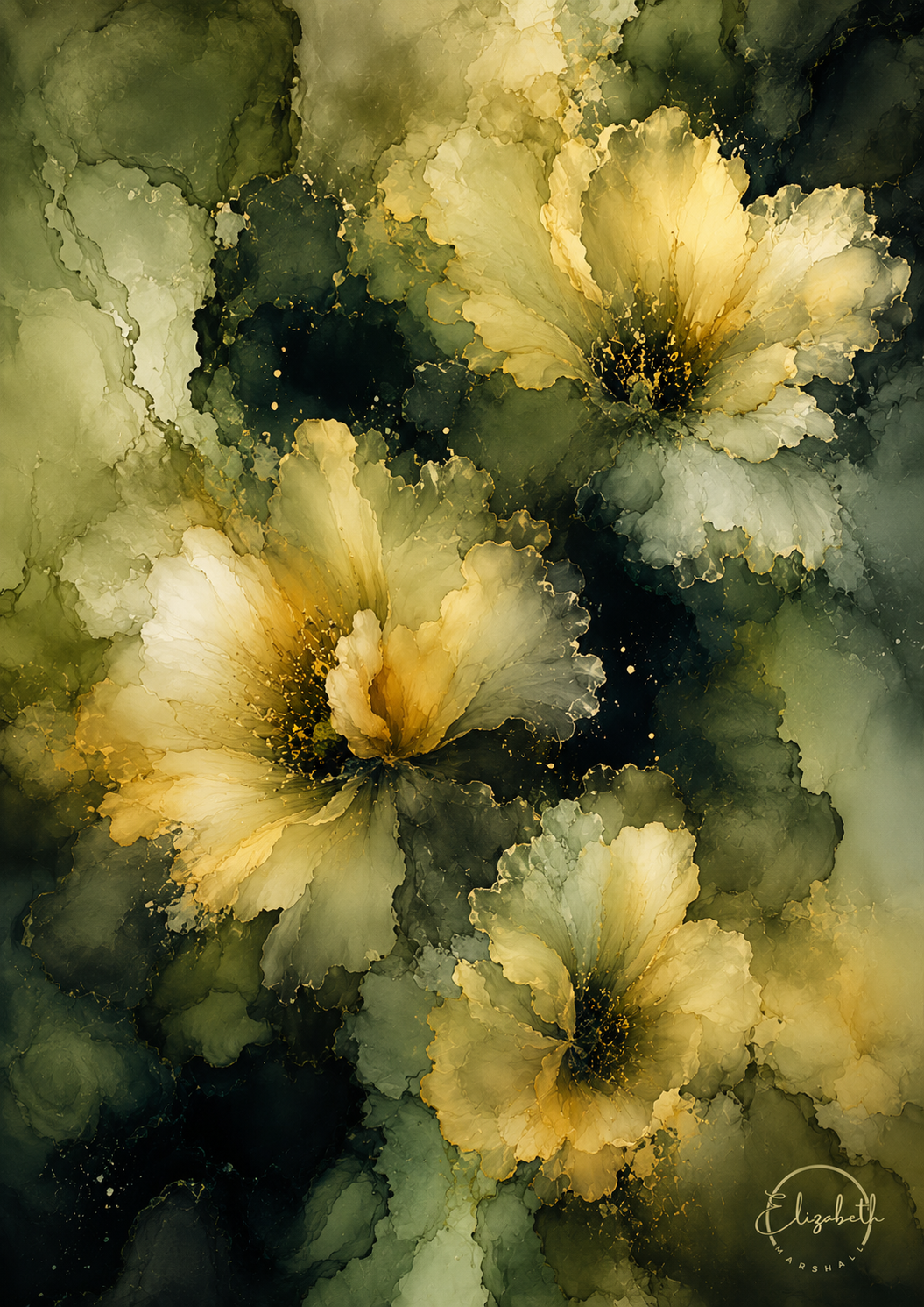 messy moody florals by elizabeth marshall 