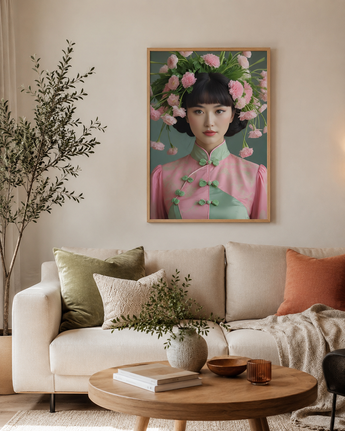 Nanette | Those Blooming Women | Vintage Fashion Floral | Giclee Print