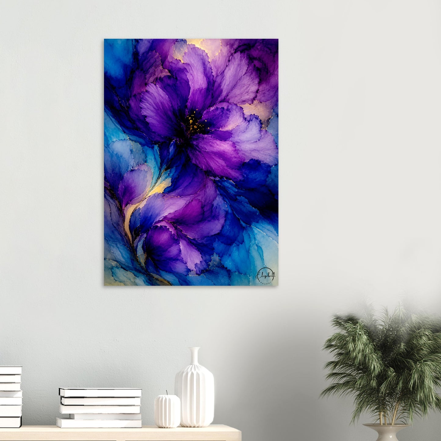 passion flows art print A1 