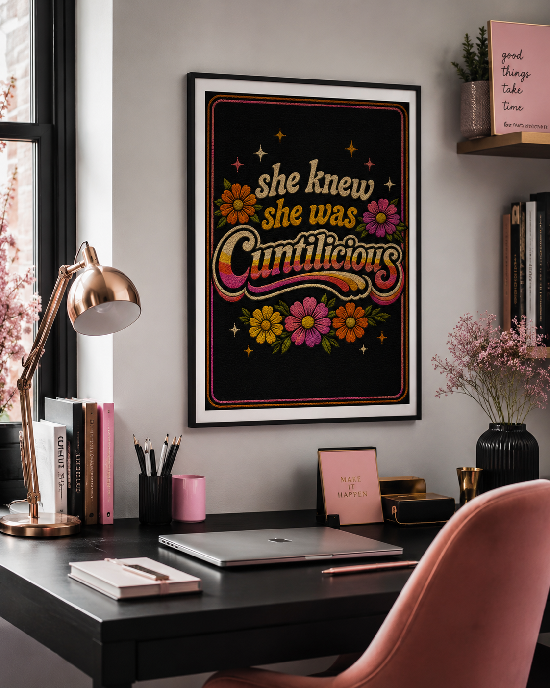 Bold feminist art print from the Dangerous Women series.