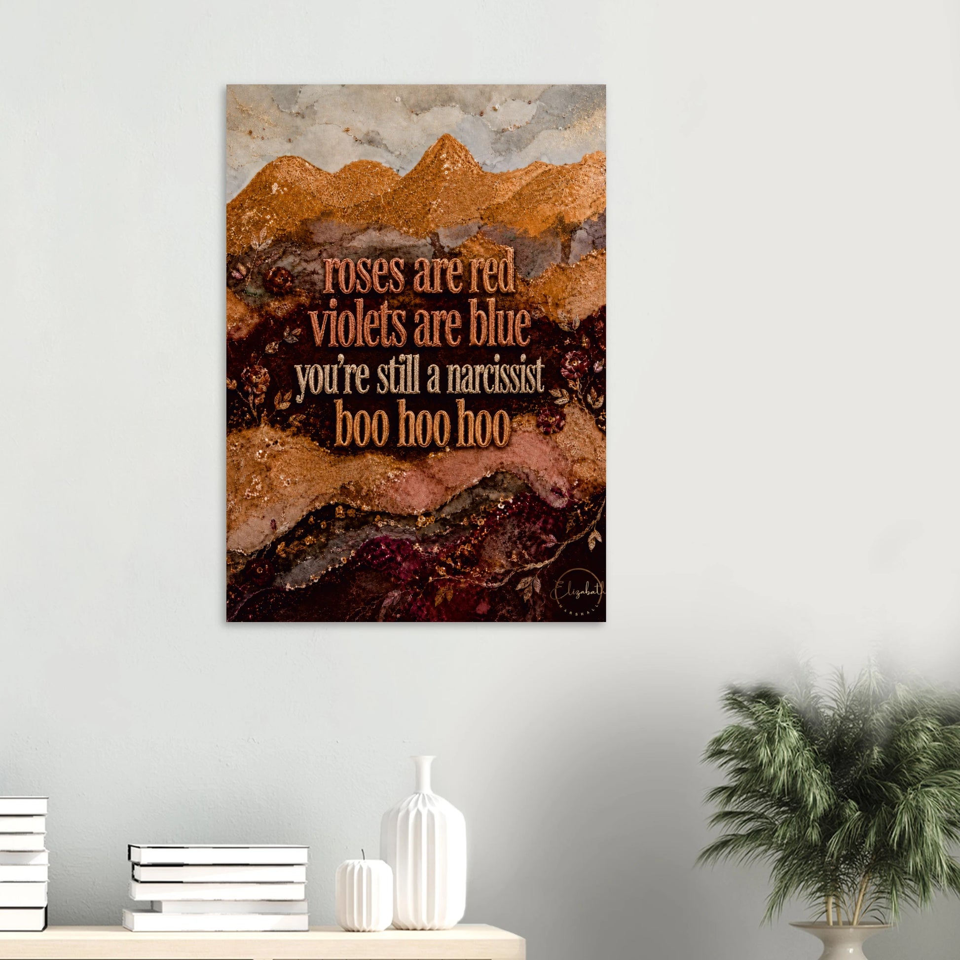 A bold feminist art print from the Dangerous Women Like Pollyanna series. For the woman who survived, rose, and refused to stay small. Surviving a narcissist.